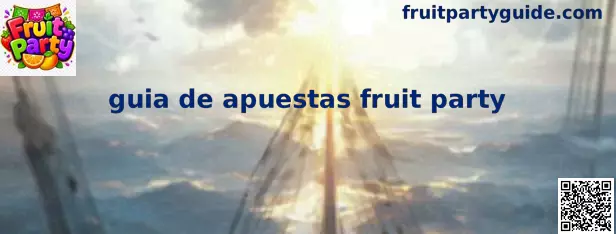 Información visual Fruit Party