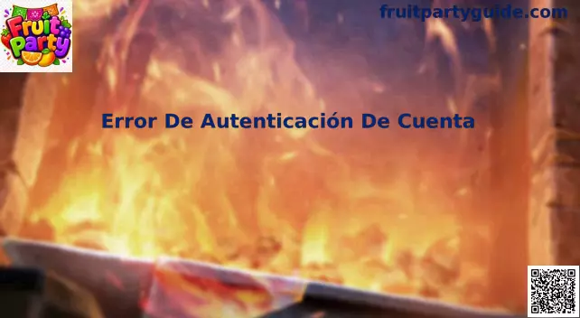 Error de Autenticación de Cuenta en Fruit Party