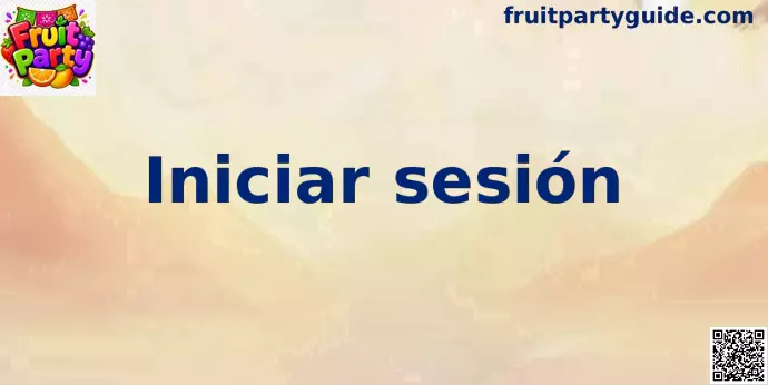Iniciar sesión en Fruit Party