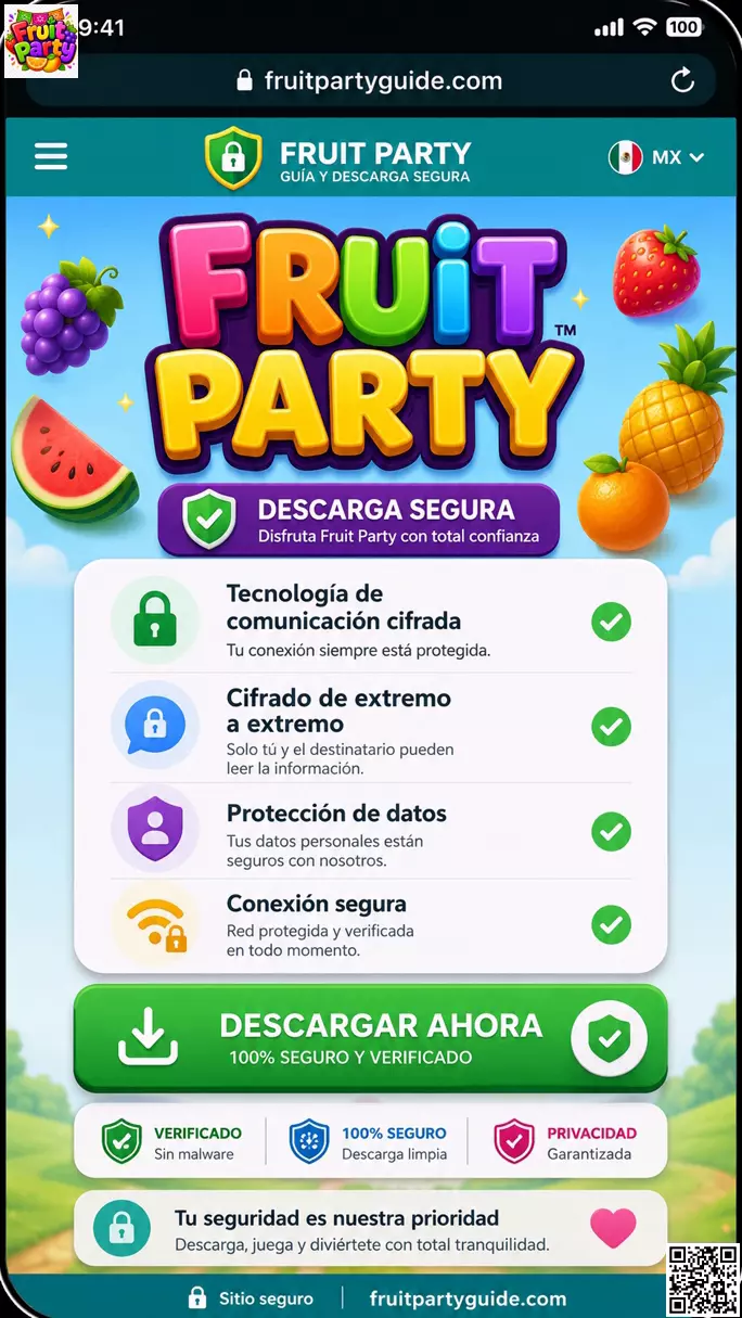Descarga Móvil Segura con Cifrado de Extremo a Extremo