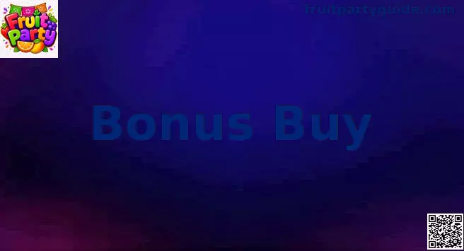 Guía visual de Bonus Buy en Fruit Party para usuarios de México