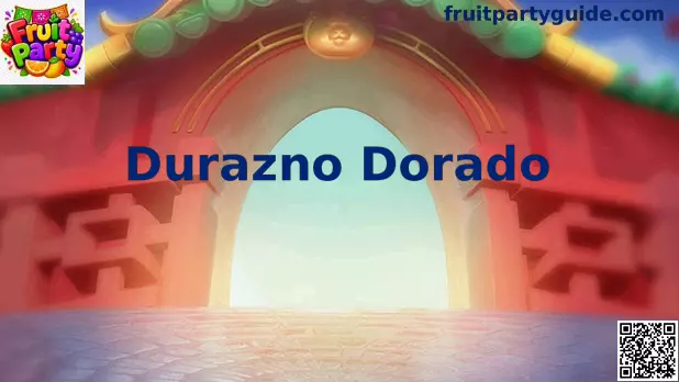 Durazno Dorado en Fruit Party como símbolo scatter