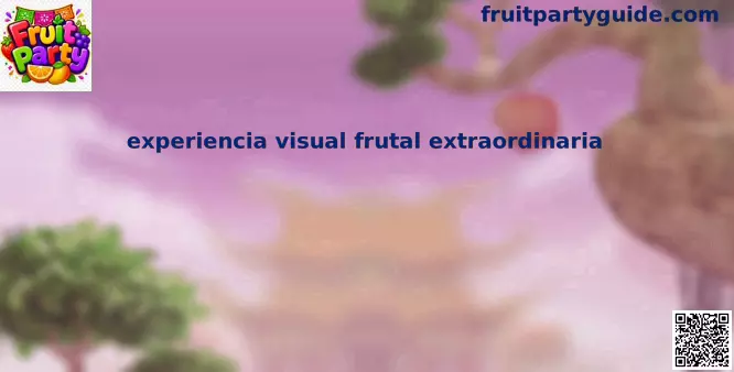Experiencia visual frutal extraordinaria