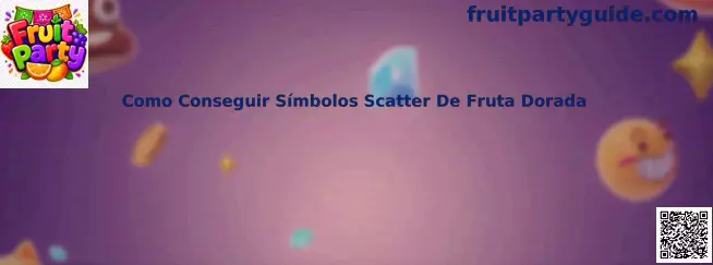 Símbolos scatter de fruta dorada en Fruit Party