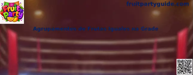 Agrupamientos de frutas iguales en la cuadrícula de Fruit Party