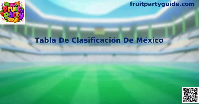 Tabla De Clasificación De México en Fruit Party