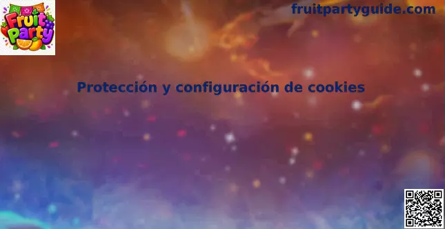 Configuración de cookies y protección de privacidad en Fruit Party para usuarios en México