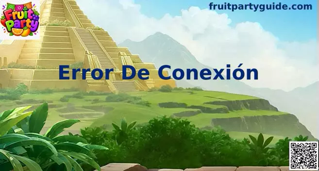 Error de conexión en Fruit Party